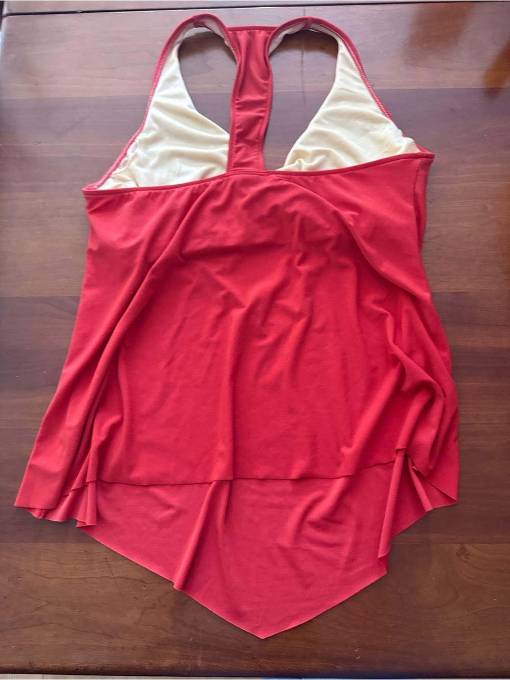 Magicsuit Red Racerback Tank with V-Neck - Picture 4 of 4